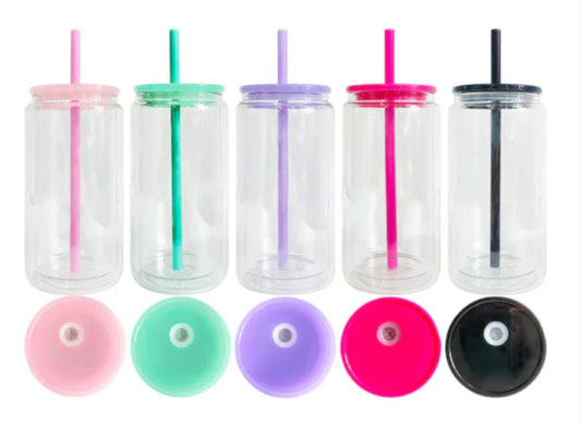 16 oz Colored Acrylic Snowglobe