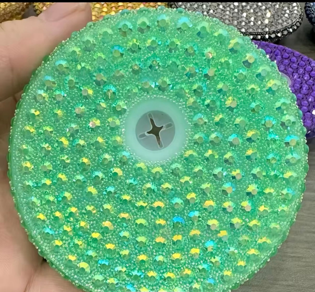 Rhinestone Lids